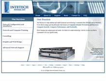 Tablet Screenshot of intetechsystems.net